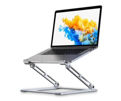 Podkładka chłodząca pod laptopy TECH-PROTECT ULS400 PRODESK Regulowana Podstawka Pod Laptop srebrna 9589046919398